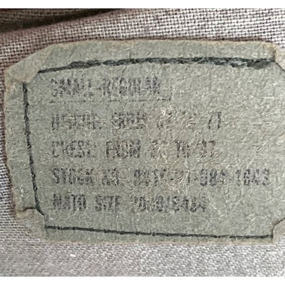 US Military BDU Uniform Coat Woodland Combat Camo 50/50 Army Surplus Mens S-Reg - Picture 11 of 11